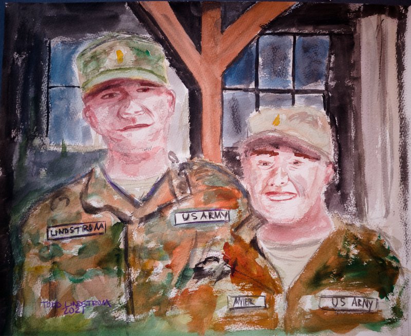 Two Army Buds